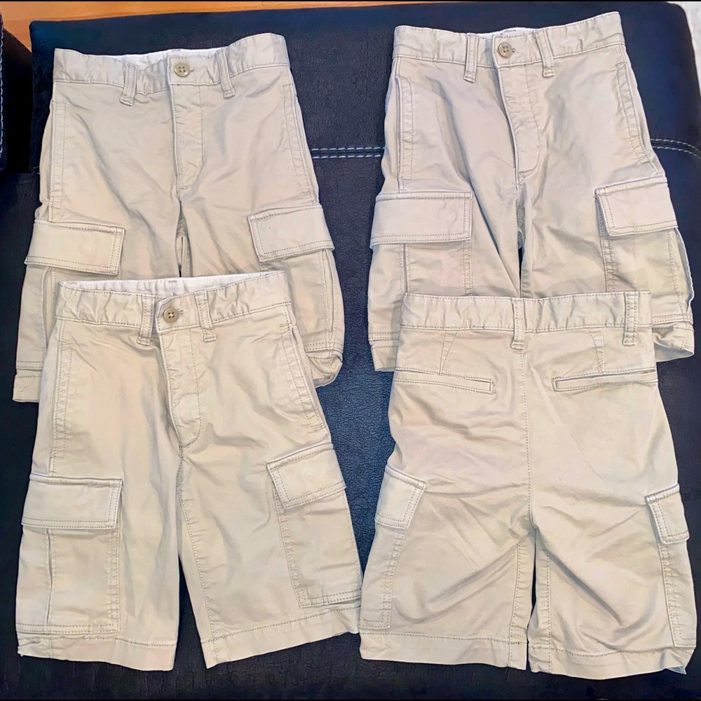 Gap Boys Cargo Shorts (Size 8) 4 Pairs